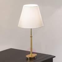Lilly Table Light with Fabric Shade Brass