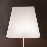 Lilly Floor Lamp with Fabric Shade Brass