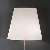 Lilly Nickel Floor Lamp with Fabric Shade