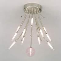 liron ceiling light stunning nickel matte