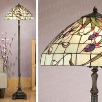 Liberty FL420 and TV148SHL 1 Light Tiffany Floor Lamp