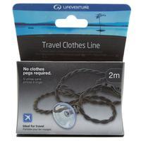 Lifeventure Travel Clothes Line - Black, Black