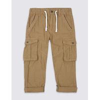 Linen Cargo Trousers (3-14 Years)
