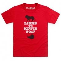 Lions 2017 Versus Kiwis Kid\'s T Shirt