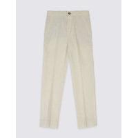 Linen Rich Trousers (3-14 Years)