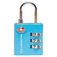 lifeventure tsa combi lock blue blue