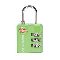 Lifeventure TSA Combi Lock - Green, Green