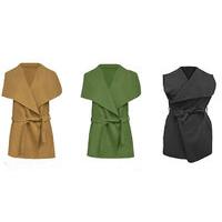 Lightweight Waterfall Sleeveless Jacket - 3 Colours!