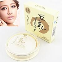 LIDEALSoybean Whitening Makeup 4in1 Pressed Powder Cake/Concealer/Foundation/Bronzer(Powder Puff in, Assorted 3 Color)