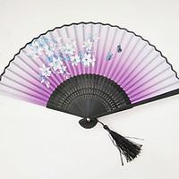 Little Flower Butterfly Fan With Random Pattern 1 PCS Per Order