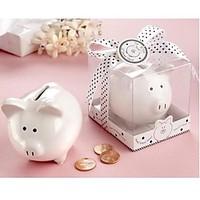 Li\'l Saver Favor Ceramic Mini-Piggy Bank