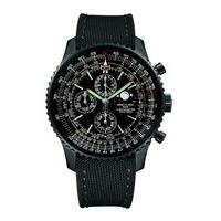 Limited Edition Breitling Navitimer men\'s chronograph black Cordura strap watch