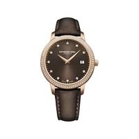 Limited Edition Raymond Weil Toccata Nicola Beneditti ladies\' diamond-set brown satin strap watch