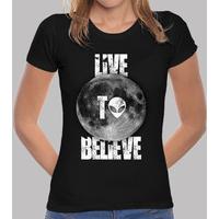 live to believe girl - black