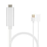 Lightning to HD Cable Adapter USB 1080P Airplay Air Mirroring for iPhone 7 Plus 6S 6Plus iPad iOS Smartphone to HDTV Projector