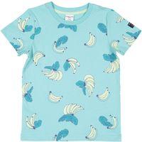 Light Banana Print Kids T-shirt - Blue quality kids boys girls