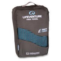 Lifeventure Large Soft Fibre Towel, Blue