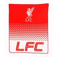 liverpool fc fleece blanket fade design