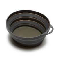 lifeventure silicon ellipse bowl grey