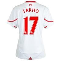 Liverpool Away Shirt 2015/16 - Womens White with Sakho 17 printing