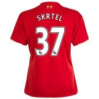 Liverpool Home Shirt 2015/16 - Womens Red with Skrtel 37 printing