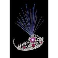 Light Up Fibre Optic Tiara Pink Je