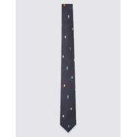 Limited Edition Pure Silk Printed Tie