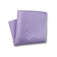 Lilac Birdseye Textured Silk Pocket Square - Savile Row