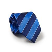 light blue navy white regimental stripe silk tie savile row