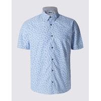 Limited Edition Pure Cotton Slim Fit Printed Shirt