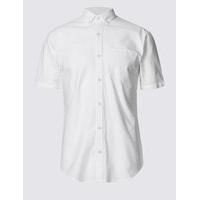 limited edition pure cotton slim fit oxford shirt