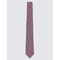 Limited Edition Pure Silk Floral Print Tie