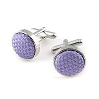 Lilac 100% Silk Cufflinks