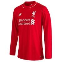 liverpool home shirt 201516 long sleeve kids red