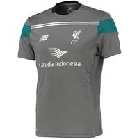 liverpool training top grey