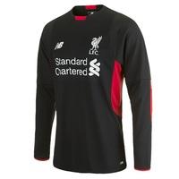 Liverpool Home Goalkeeper Shirt 2015/16 - Long Sleeve - Kids Black