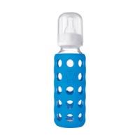 lifefactory Glass Baby Bottle with Silicone Sleeve (250 ml)