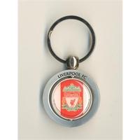 liverpool fc crest spinner key ring