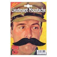lieutenant moustache fancy dress accessory m32
