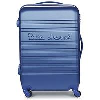 Little Marcel BLOC men\'s Hard Suitcase in blue