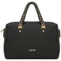 liu jo a17003e0087 bauletto accessories black womens bag in black