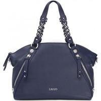 liu jo n17197e0064 bauletto accessories blue womens handbags in blue