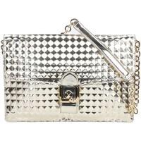 liu jo a17086e0042 clutch womens pouch in gold