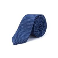 Limehaus Blue Textured Geo Tie 0 Blue