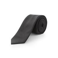 Limehaus Black Self Stripe Tie 0 Black