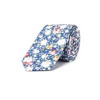 Limehaus Blue Floral Print Tie 0 Blue