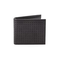 Limehaus Black Leather Punctured Wallet 0 Black