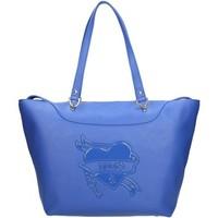 liu jo a17130e0140 shopping bag womens shopper bag in blue