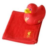 liverpool fc bath time duck amp face cloth