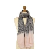 liza scarf grey lace